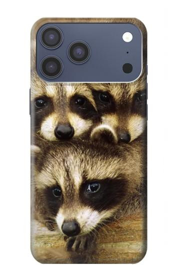 S0977 Baby Raccoons Case For iPhone 17 Pro Max, 18 Pro Max
