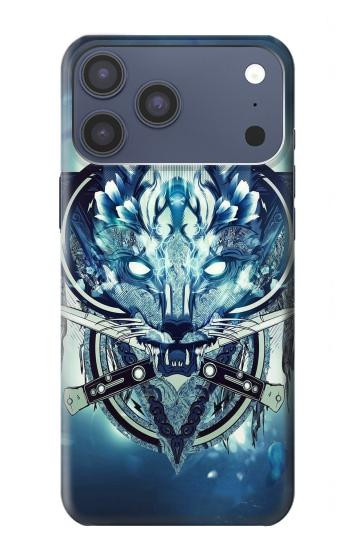 S1135 Wolf with knives Rock Case For iPhone 17 Pro Max, 18 Pro Max