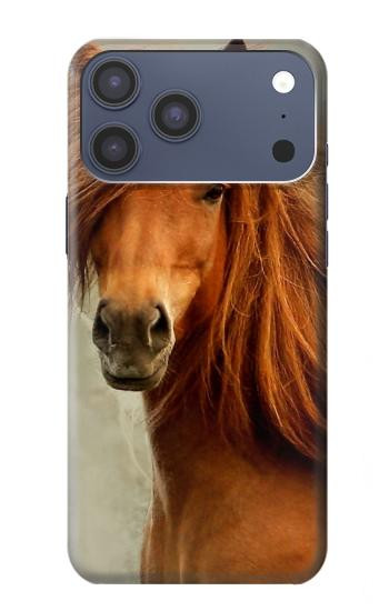 S1595 Beautiful Brown Horse Case For iPhone 17 Pro Max, 18 Pro Max