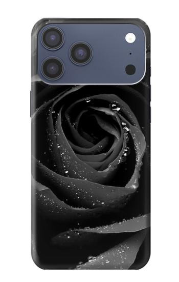 S1598 Black Rose Case For iPhone 17 Pro Max, 18 Pro Max