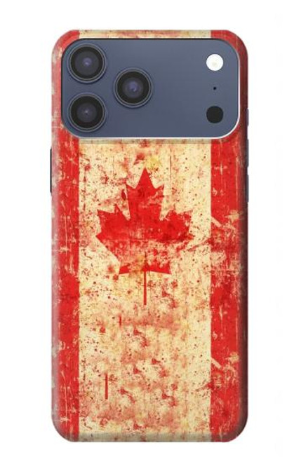 S1603 Canada Flag Old Vintage Case For iPhone 17 Pro Max
