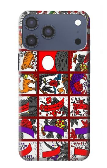 S1923 Hanafuda Japanese Flower Card Case For iPhone 17 Pro Max, 18 Pro Max