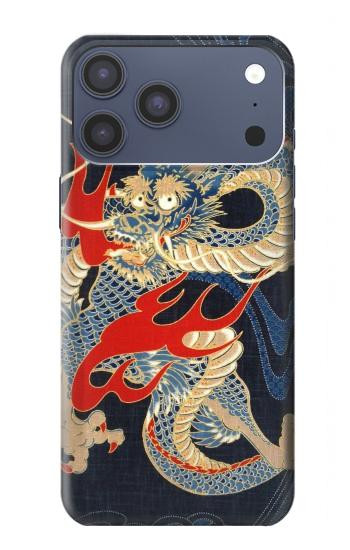 S2073 Japan Dragon Art Case For iPhone 17 Pro Max, 18 Pro Max