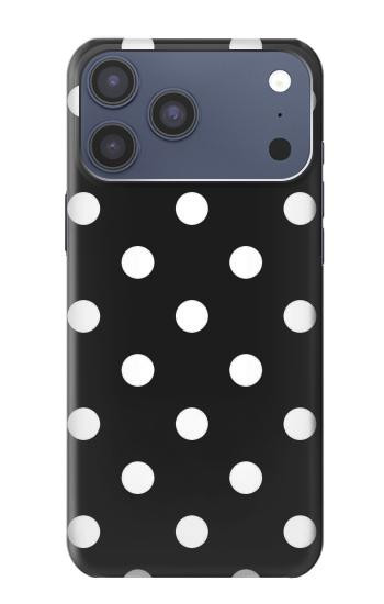 S2299 Black Polka Dots Case For iPhone 17 Pro Max, 18 Pro Max