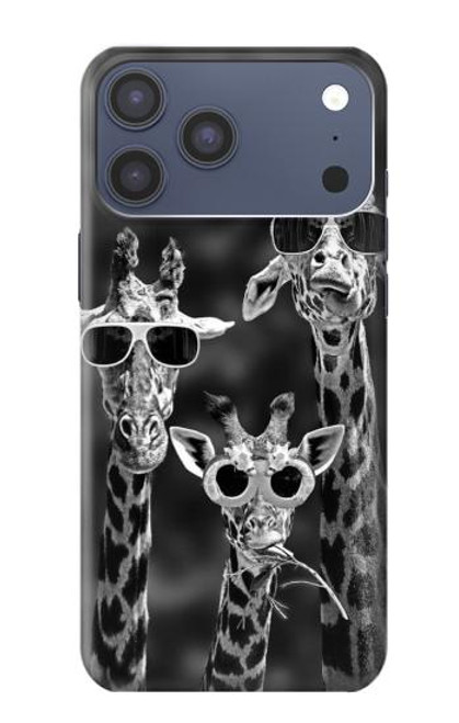 S2327 Giraffes With Sunglasses Case For iPhone 17 Pro Max