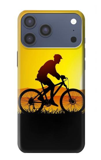 S2385 Bicycle Bike Sunset Case For iPhone 17 Pro Max, 18 Pro Max