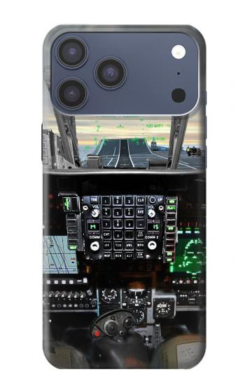 S2435 Fighter Jet Aircraft Cockpit Case For iPhone 17 Pro Max, 18 Pro Max