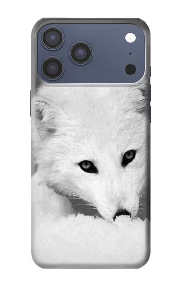 S2569 White Arctic Fox Case For iPhone 17 Pro Max, 18 Pro Max