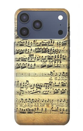 S2667 The Fowler Mozart Music Sheet Case For iPhone 17 Pro Max
