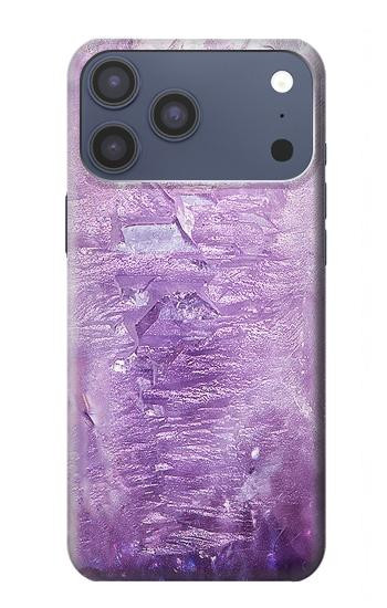 S2690 Amethyst Crystals Graphic Printed Case For iPhone 17 Pro Max, 18 Pro Max