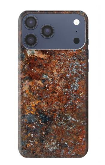 S2714 Rust Steel Texture Graphic Printed Case For iPhone 17 Pro Max, 18 Pro Max