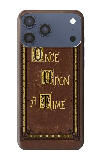 S2824 Once Upon a Time Book Cover Case For iPhone 17 Pro Max, 18 Pro Max