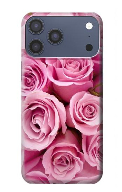 S2943 Pink Rose Case For iPhone 17 Pro Max