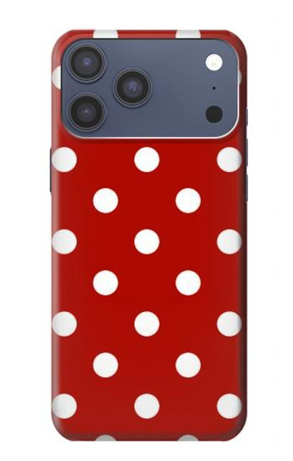 S2951 Red Polka Dots Case For iPhone 17 Pro Max