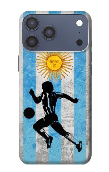 S2977 Argentina Football Soccer Case For iPhone 17 Pro Max, 18 Pro Max