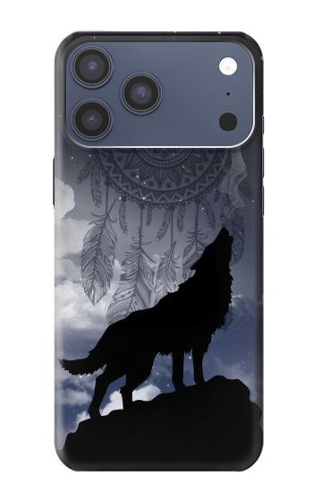 S3011 Dream Catcher Wolf Howling Case For iPhone 17 Pro Max, 18 Pro Max