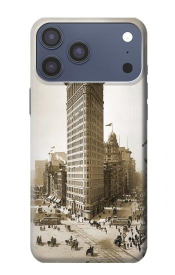 S3046 Old New York Flatiron Building Case For iPhone 17 Pro Max, 18 Pro Max
