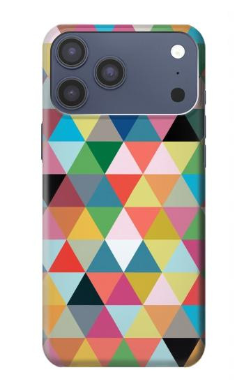 S3049 Triangles Vibrant Colors Case For iPhone 17 Pro Max, 18 Pro Max