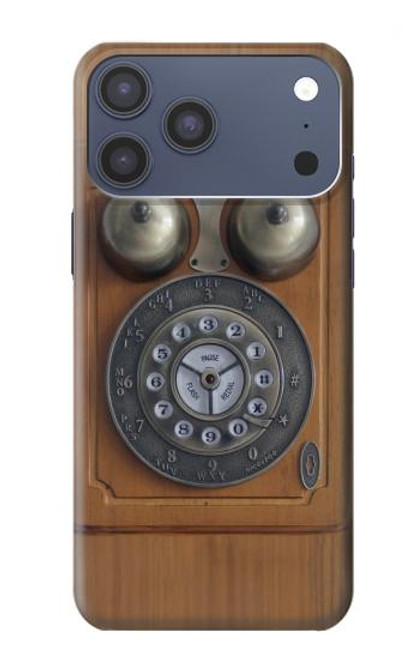 S3146 Antique Wall Retro Dial Phone Case For iPhone 17 Pro Max