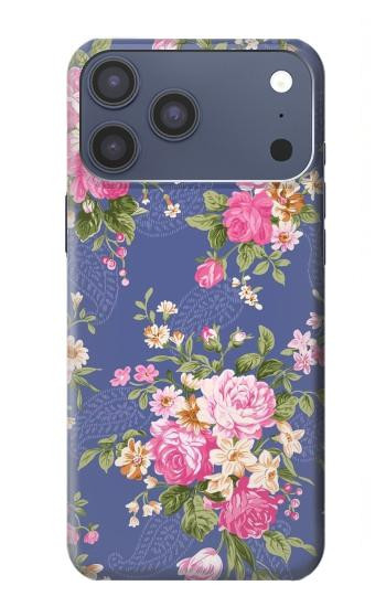 S3265 Vintage Flower Pattern Case For iPhone 17 Pro Max, 18 Pro Max