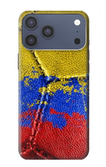 S3306 Colombia Flag Vintage Football Graphic Case For iPhone 17 Pro Max, 18 Pro Max