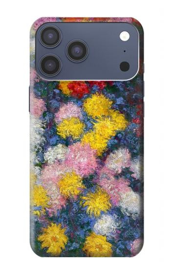 S3342 Claude Monet Chrysanthemums Case For iPhone 17 Pro Max, 18 Pro Max