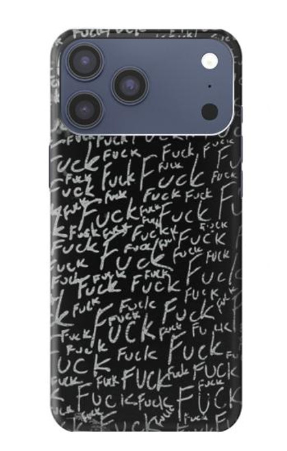 S3478 Funny Words Blackboard Case For iPhone 17 Pro Max