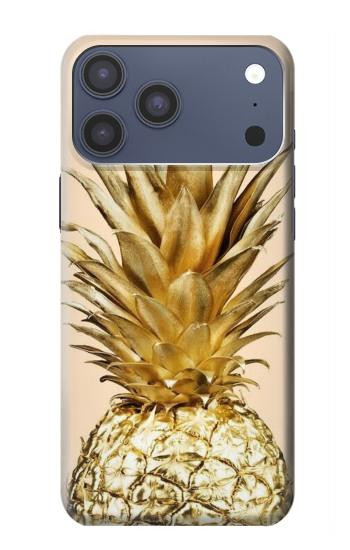 S3490 Gold Pineapple Case For iPhone 17 Pro Max