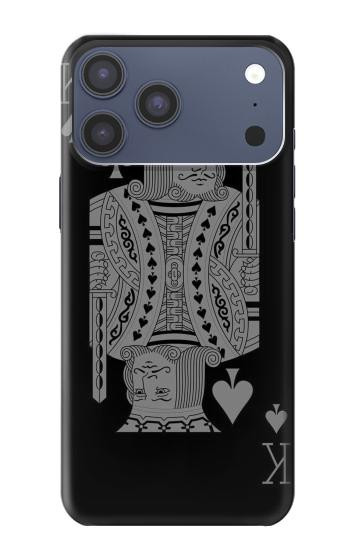 S3520 Black King Spade Case For iPhone 17 Pro Max, 18 Pro Max