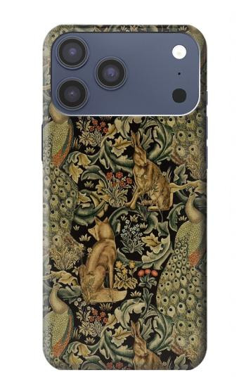 S3661 William Morris Forest Velvet Case For iPhone 17 Pro Max, 18 Pro Max