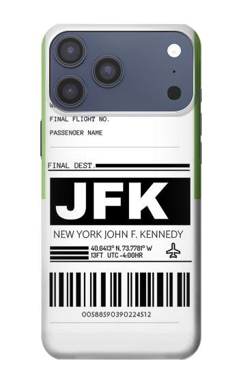 S3664 Airline Travel Luggage Label Case For iPhone 17 Pro Max, 18 Pro Max