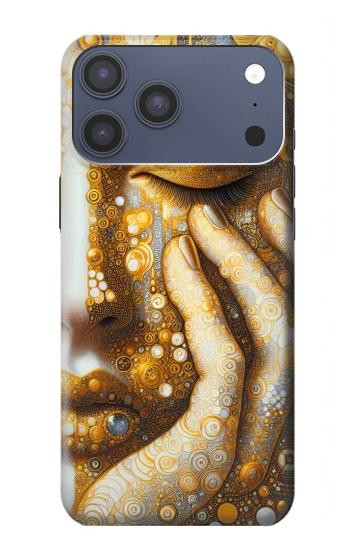 S4026 Women Crying Golden Tear Case For iPhone 17 Pro Max, 18 Pro Max