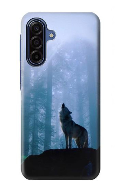 S0935 Wolf Howling in Forest Case For Samsung Galaxy A17