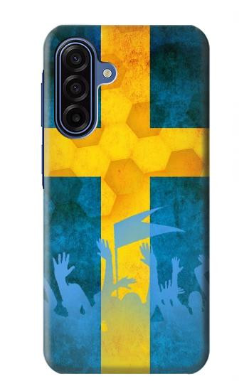 S2990 Sweden Football Soccer Case For Samsung Galaxy A17, A18