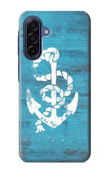 S3053 Marine Anchor Blue Case For Samsung Galaxy A17, A18
