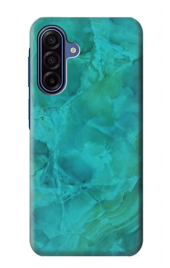 S3147 Aqua Marble Stone Case For Samsung Galaxy A17, A18