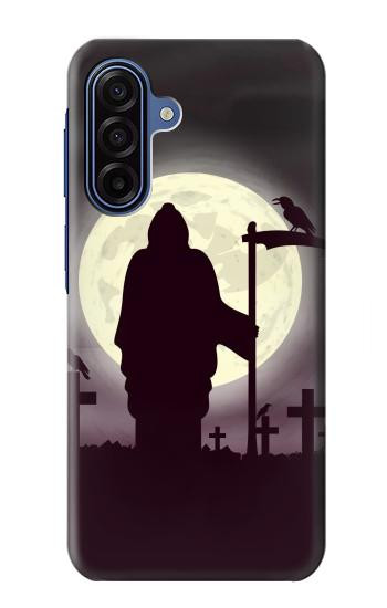 S3262 Grim Reaper Night Moon Cemetery Case For Samsung Galaxy A17