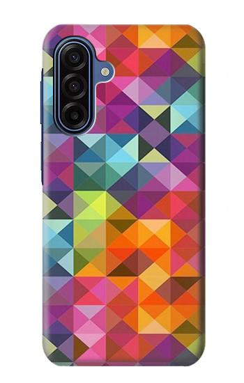 S3477 Abstract Diamond Pattern Case For Samsung Galaxy A17, A18