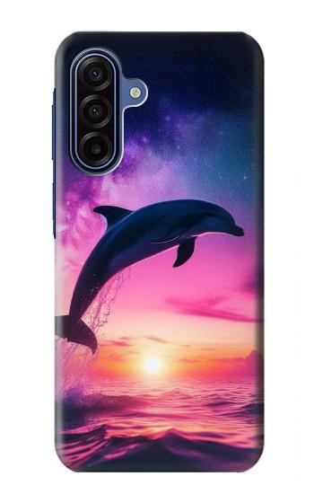 S3980 Dolphin Sunset Milky Way Case For Samsung Galaxy A17, A18