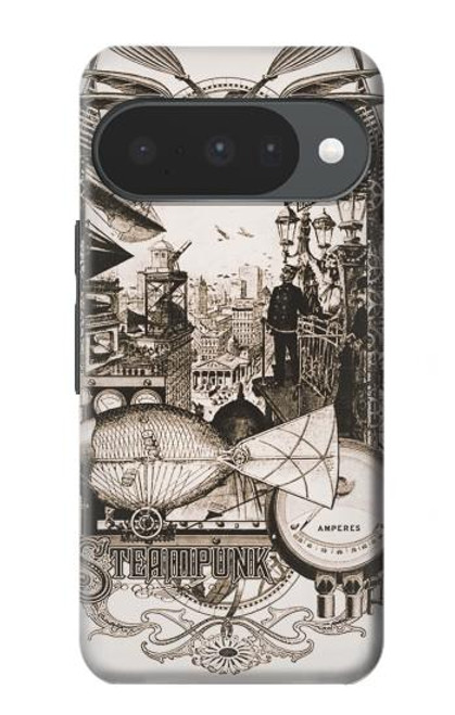 S1681 Steampunk Drawing Case For Google Pixel 10, 10 Pro