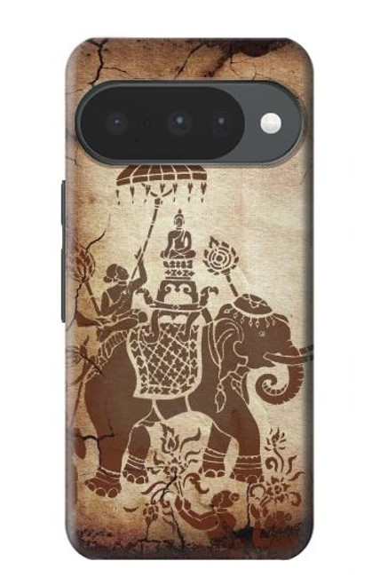 S2102 Thai Art Buddha on Elephant Case For Google Pixel 10, 10 Pro