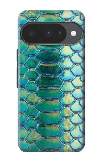 S3414 Green Snake Scale Graphic Print Case For Google Pixel 10, 10 Pro