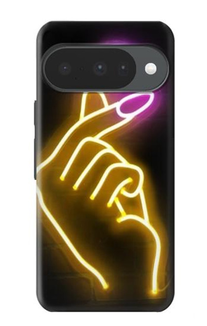 S3512 Cute Mini Heart Neon Graphic Case For Google Pixel 10, 10 Pro