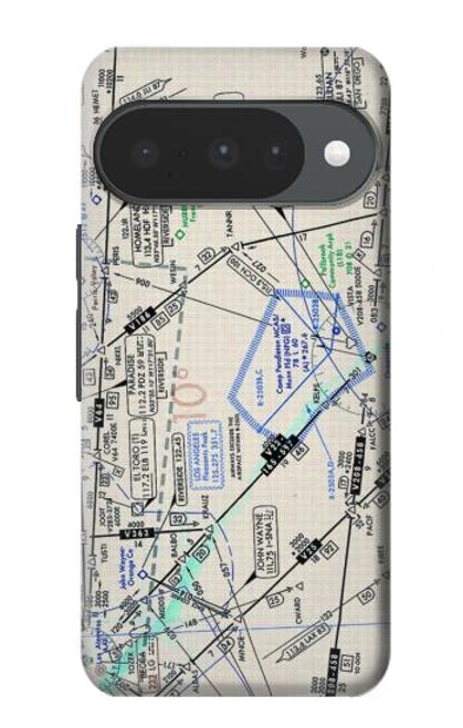 S3882 Flying Enroute Chart Case For Google Pixel 10, 10 Pro
