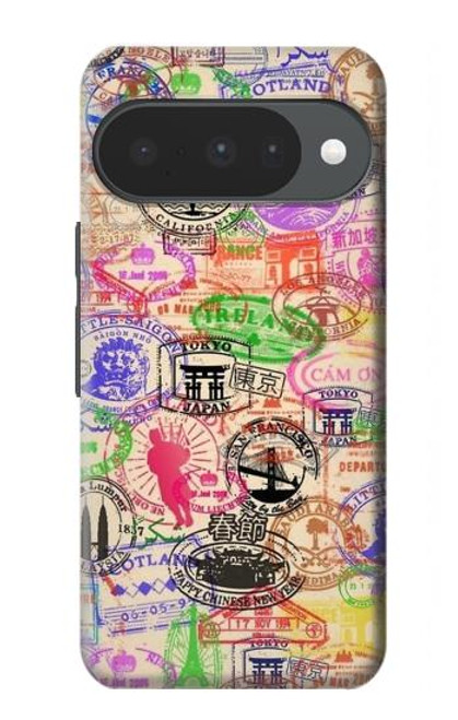 S3904 Travel Stamps Case For Google Pixel 10, 10 Pro