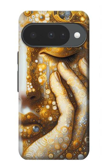 S4026 Women Crying Golden Tear Case For Google Pixel 10, 10 Pro