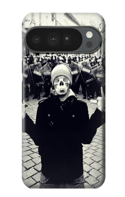 S1108 Skull Mask Man Protester Case For Google Pixel 10 Pro XL
