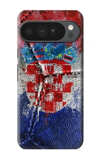 S3313 Croatia Flag Vintage Football Graphic Case For Google Pixel 10 Pro XL