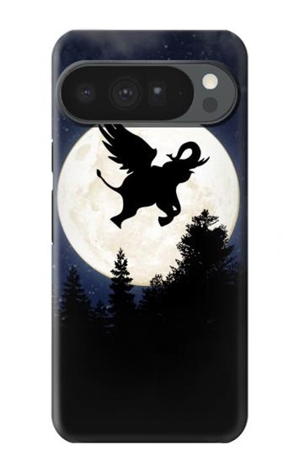 S3323 Flying Elephant Full Moon Night Case For Google Pixel 10 Pro XL