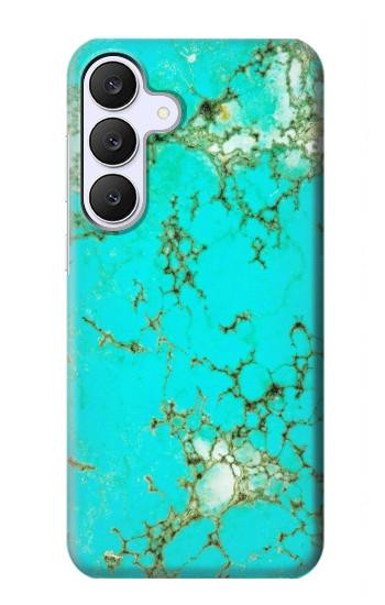 S2377 Turquoise Gemstone Texture Graphic Printed Case For Samsung Galaxy S25 FE